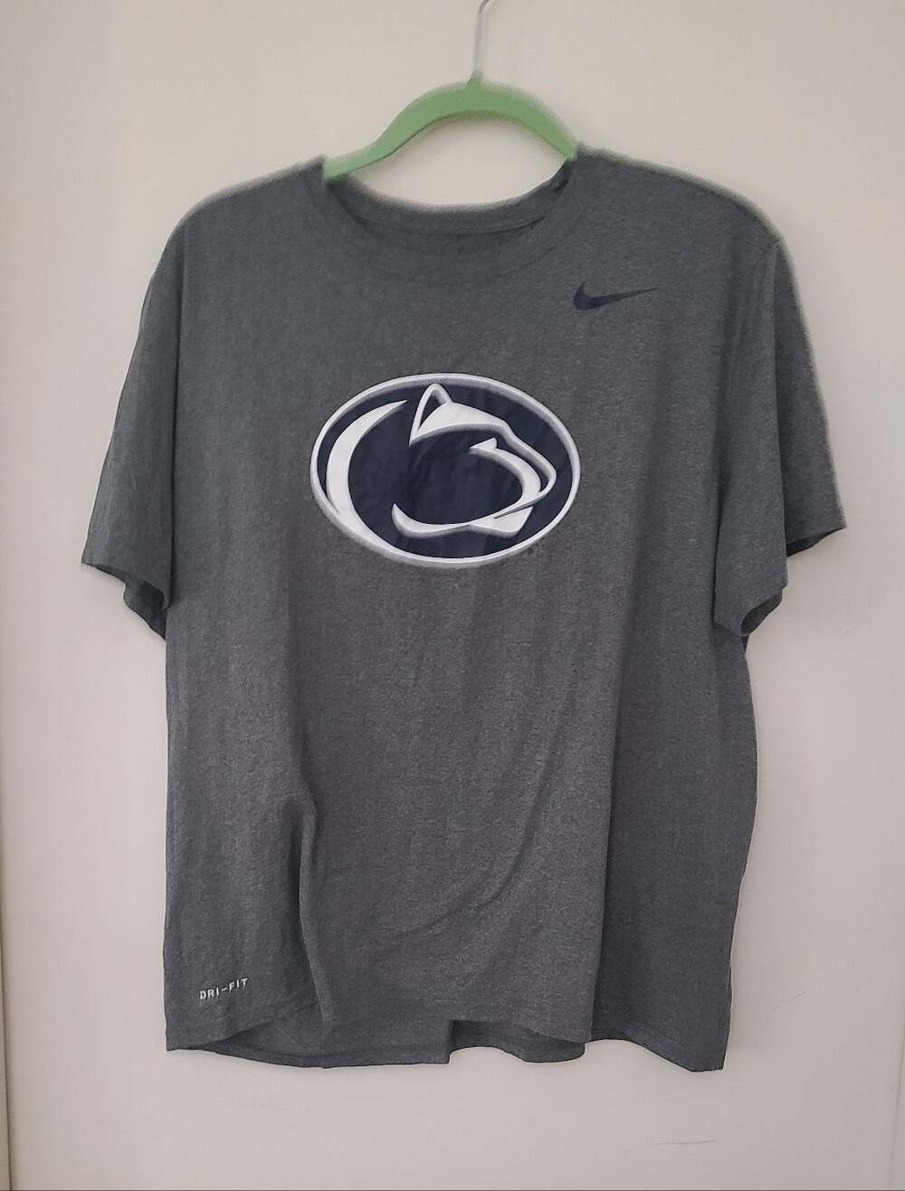 Nike Dri-FIT Gray Penn State Logo Men's T-Shirt XL